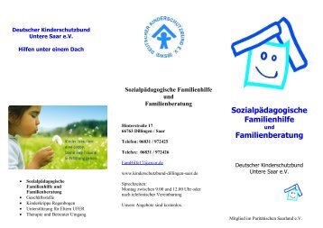 Sozialpädagogische Familienhilfe Familienberatung