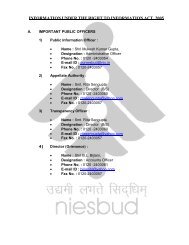 information under the right to information act, 2005 - niesbud