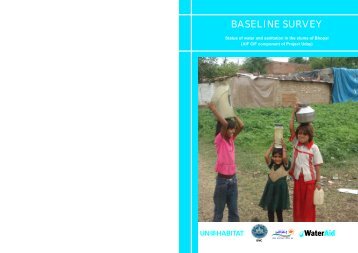Baseline Survey Bhopal - UN-HABITAT Pakistan