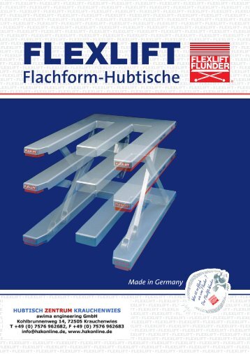 FLEXLIFT Flachform-Hubtische - HZK