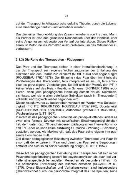 Integrative Paartherapie, Grundlagen – Praxeologie ... - Partnerschule