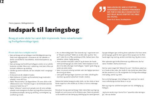 LÃ¦ringsbog for inklusionsvejledere i Folkeskolen (pdf 7 ... - Aarhus.dk