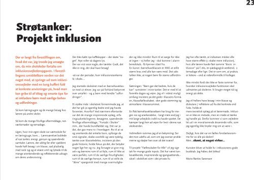 LÃ¦ringsbog for inklusionsvejledere i Folkeskolen (pdf 7 ... - Aarhus.dk