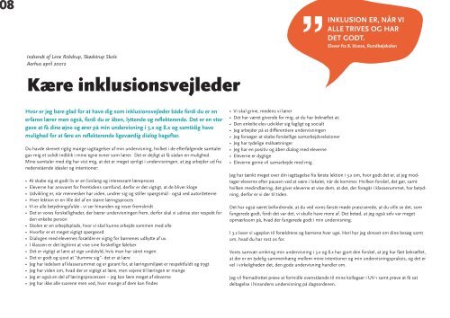 LÃ¦ringsbog for inklusionsvejledere i Folkeskolen (pdf 7 ... - Aarhus.dk