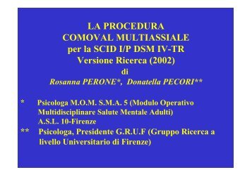Rosanna Perone - 5a Conferenza nazionale sulle droghe