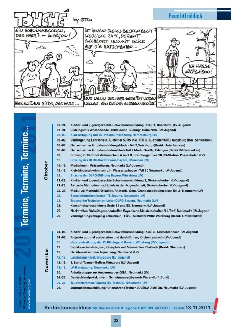 Bayern Aktuell 06/2011 - DLRG Bezirk Oberfranken