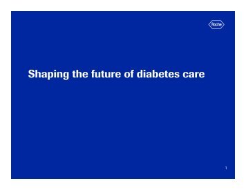 Shaping the future of diabetes care - Roche