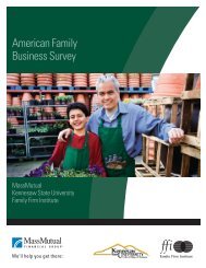 2007 American Family Business Survey - MassMutual