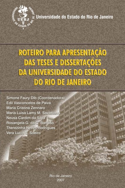 Rede Sirius - Rede de Bibliotecas UERJ, Rio de Janeiro RJ