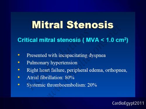 Balloon mitral valvuloplasty in patients with ... - cardioegypt2011