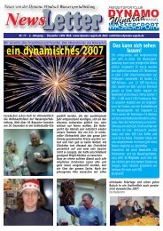 Dynamo-Segeln Newsletter Nr 17
