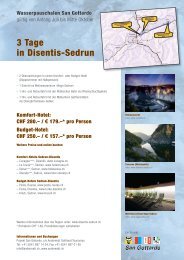 3 Tage in Disentis-Sedrun - Andermatt