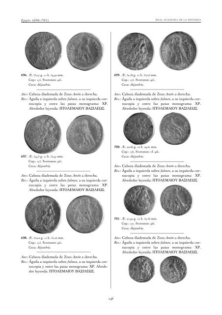 monedas griegas - Real Academia de la Historia