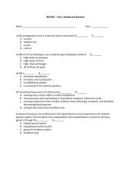 BIO202 â Test 1 (Endocrine System) Name Date ... - Next2Eden