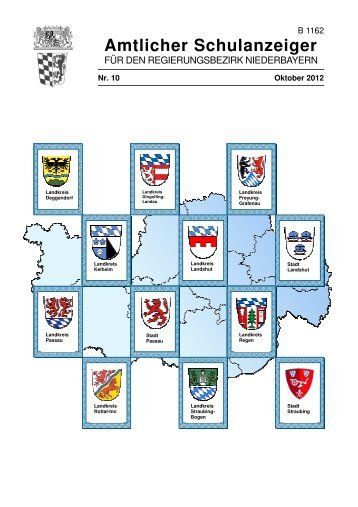 Amtlicher Schulanzeiger - Die Regierung von Niederbayern