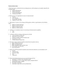 Demineralization Quiz 1.When hard water is softened by the ion ...