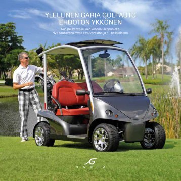 Ylellinen Garia Golfauto ehdoton Ykkönen