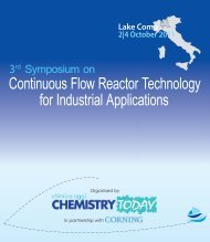 Lake Como 2|4 October 2011 - CHIMICA Oggi/Chemistry Today