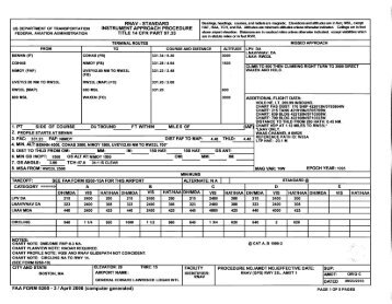 rnav - standard instrument approach procedure title 14 cfr part 97.33