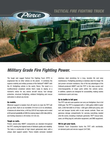 TFFT Brochure - Pierce Manufacturing