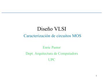 Diseño VLSI - UPC