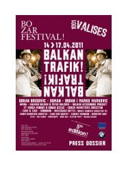 Balkan Trafik celebrates its 5th birthday in style - Bozar.be