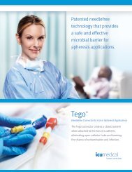 Tego® - ICU Medical, Inc.