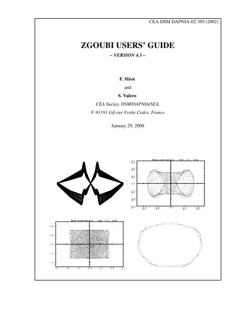 Zgoubi Users Guide Hep