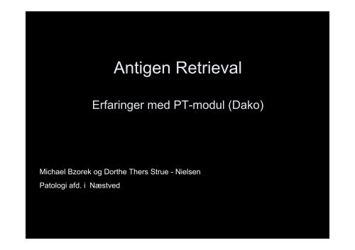 Antigen Retrieval - NordiQC