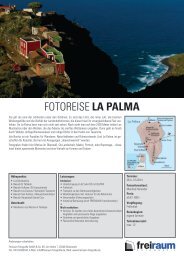 FOTOREISE LA PALMA - Freiraum Fotografie