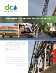Comprehensive Annual Financial Report, 2012 - DC Water