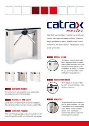 Catrax Master - Electro Mechanical Systems Ltd.