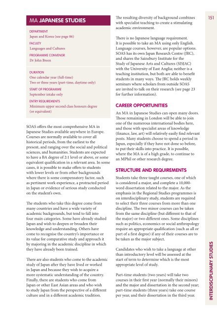 POSTGRADUATE PROSPECTUS