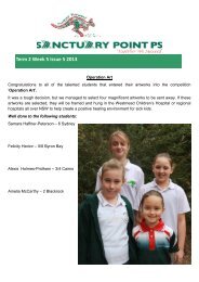 Term 2 Week 5 2013.pdf - Sanctuary Point Public School