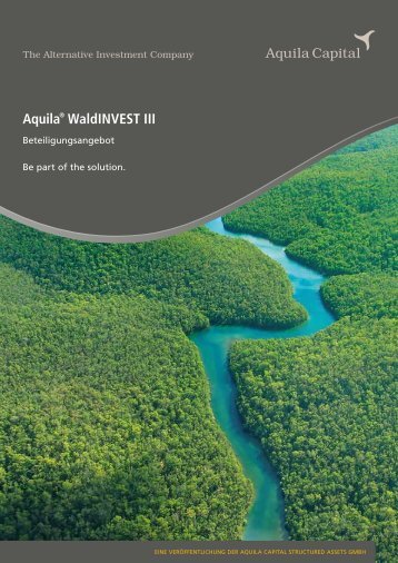 Aquila® WaldINVEST III - Investieren in Regenwald