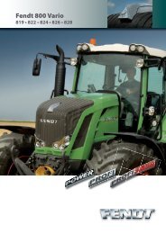 Fendt 800 Vario - AGCO GmbH