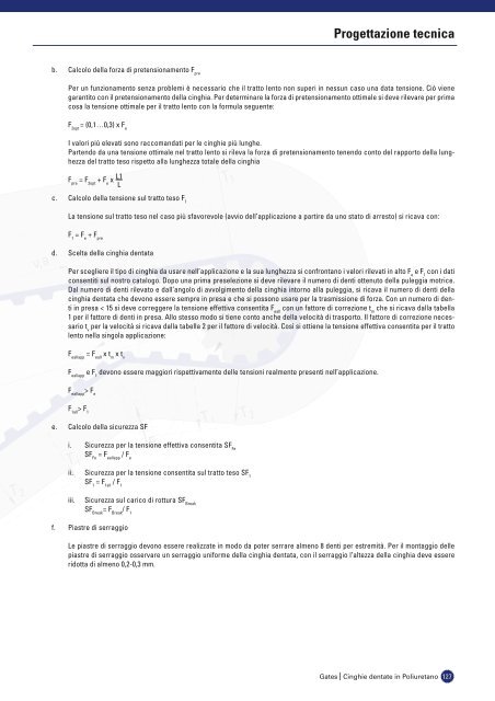 catalogo cinghie dentate in poliuretano - Tecnica Industriale S.r.l.