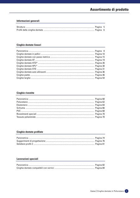 catalogo cinghie dentate in poliuretano - Tecnica Industriale S.r.l.