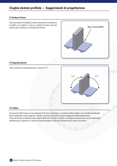 catalogo cinghie dentate in poliuretano - Tecnica Industriale S.r.l.