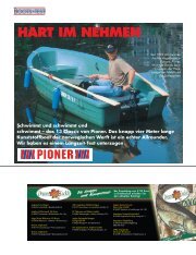 HART IM NEHMEN - Pioner-Boote