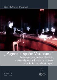 Agent a Å¡piÃ³n VatikÃ¡nu - Ãstav pamÃ¤ti nÃ¡roda