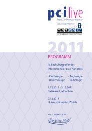 p-c-i live Programm 2011 - Deutschen Gesellschaft für Thorax-, Herz