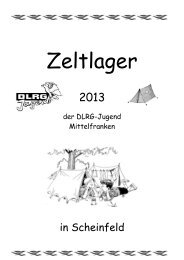 Zeltlager - DLRG-Jugend - Mittelfranken