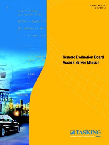 Remote Evaluation Board Access Server - Tasking