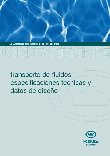 transporte de fluidos especificaciones técnicas y datos de diseño