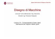 Disegno di Macchine - Dipartimento di Meccanica e Aeronautica