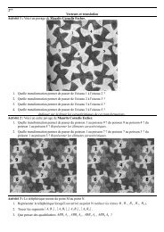 Vecteurs et translation ActivitÃ© 1 : Voici un pavage ... - Math'ambouille