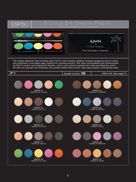 Product guide - NYX Cosmetics