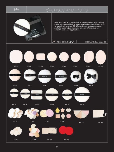 Product guide - NYX Cosmetics