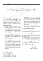 Gazzetta ufficiale delle ComunitÃ  europee 15.1.2002 L 11 ... - SIVeMP